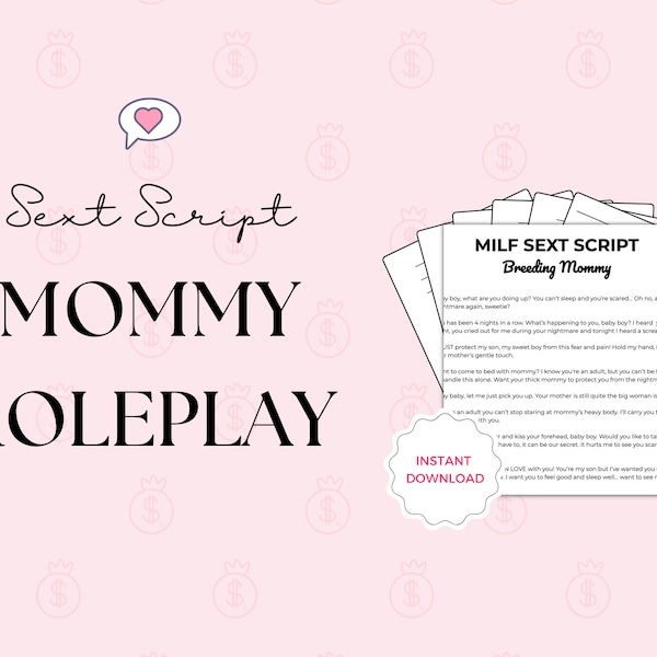 Mommy MILF Sext Script, OnlyFans Sext Script, Adult Model, Onlyfans Sexting Scripts, Fetish, Taboo, OnlyFans, Fansly, Twitch, SextPanther