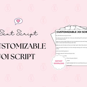 Custom JOI Script, JOI Sexting Script, Adult Model, Onlyfans Sexting Scripts, Fetish, Taboo, OnlyFans Fansly Video Scripts, Sext Script, OF