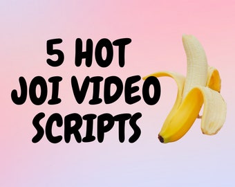 Scripts de vídeo JOI | OnlyFans ou Fansly Video Scripts ou Sexting Lines | Copie e cole ideias de vídeos | Ideias de conteúdo de vídeo para Onlyfans