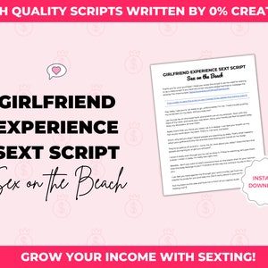 Girlfriend Experience Script, JOI Sexting Script, Adult Model, Onlyfans Sexting Scripts, Fetish, Taboo, OnlyFans Fansly Video Scripts