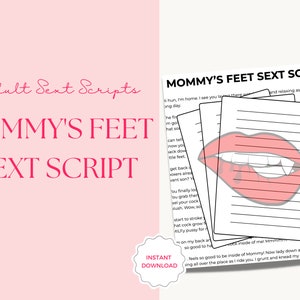 Feet Sext Script, Mommy Sexting Script, Foot Fetish, Onlyfans Sexting Scripts, Fetish, Taboo, OnlyFans Fansly, Video Scripts, Sext Script