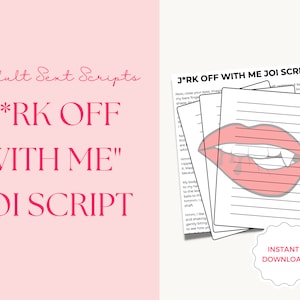 JOI Script, JOI Sexting Script, Adult Model, Onlyfans Sexting Scripts, Fetish, Taboo, OnlyFans Fansly Video Scripts, Sext Script, Adult