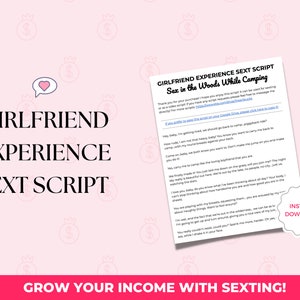 Girlfriend Experience Script, JOI Sexting Script, Adult Model, Onlyfans Sexting Scripts, Fetish, Taboo, OnlyFans Fansly Video Scripts