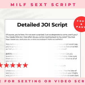 JOI Sext Script, F4M Sexting Script, Dirty Talk, Adult Model, Onlyfans Sexting Scripts, Fetish, Taboo, OnlyFans Fansly Video Scripts