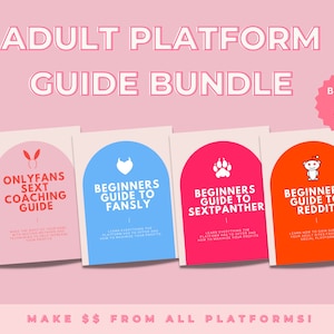 Adult Creator Bundle, Sexting, Reddit Onlyfans, Snapchat, Fansly, SextPanther User Guide, Adult Content Creator Guide