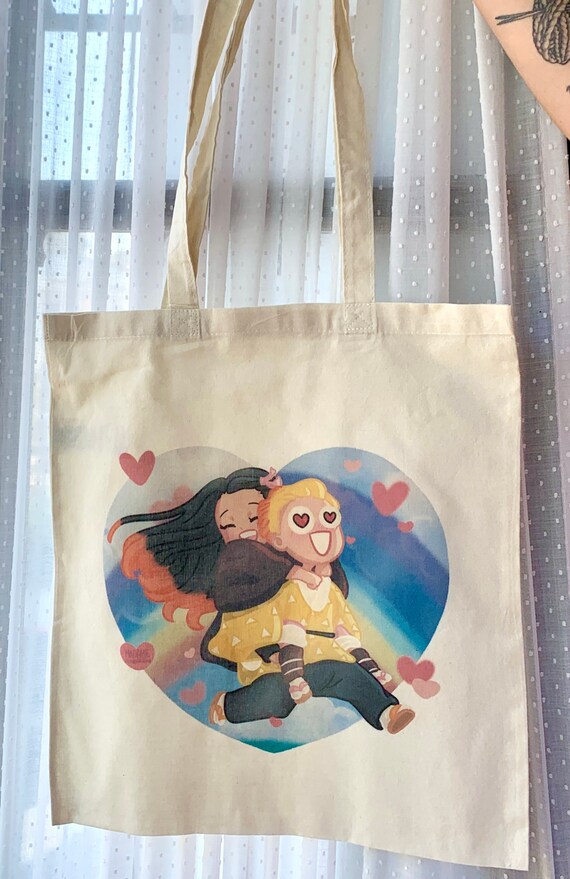 Anime Couple Goals Totebag - Etsy Anime Couple Goals Totebag - Etsy