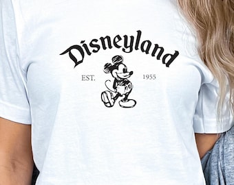 Disney Classic Mickey Mouse Shirt, Mickey T-Shirt for Disneyland Trip, Disneyland Holiday Shirt, Disney Mickey Gift Tee
