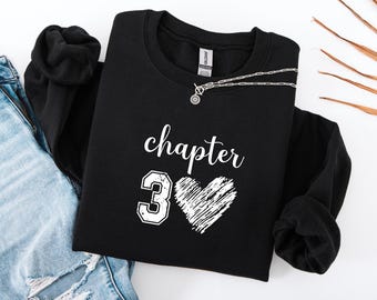 Retro Chapter Year Sweatshirt Retro Personalized Birthday Hoodie Birth Year Shirt Birth Date Crewneck 30th Birthday Gift 40th Birthday