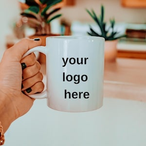 Custom Logo Mug, Company Logo Mug, Mug With Logo, Business Logo Mug, Personalized Logo Coffee Mug, Real Estate Logo Mug, Team Logo