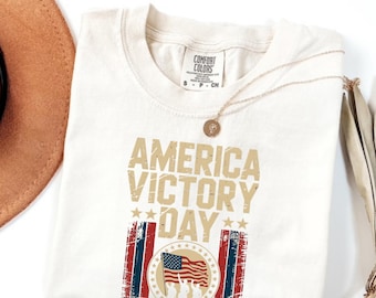 Comfort Colors Victory Day Tee, Vintage American 250th Anniversary Shirt