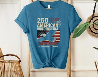 USA 250th Anniversary Shirt, Patriotic 4th of July Tee