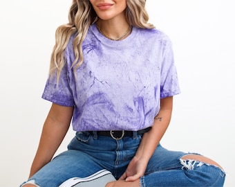 Comfort Colors Colorblast T-Shirt, Garment Dyed Cotton, Vintage Wash