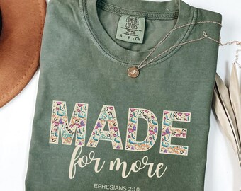 Comfort kleuren shirt bijbelvers, schattig christelijk shirt voor vrouwen, Jezus shirt, christelijk cadeau, christelijk kerstshirt, shirt liefde en genade