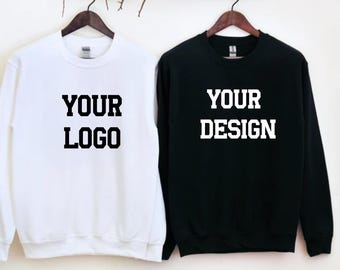 Custom Sweatshirt, Custom Photo Crewneck, Personalized Design Sweatshirt, Custom Logo Sweatshirt, Make Your Own Hoodie