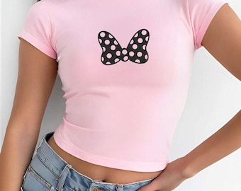 Disney Girly Shirt, Disney Minnie Baby T-Shirt, Minnie Maus Shirt, Disney Geschenk Shirts, Disney Shirts Kinder, Minnie Maus Baby T-Shirt