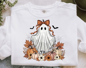 Comfort Colors Pumpkin Spooky Season Sweatshirt, Halloween Party Shirt, Halloween Shirt, Spooky Halloween Sweatshirt,Halloween Pumpkin Shirt