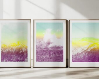 Série "altitudes" - sérigraphies