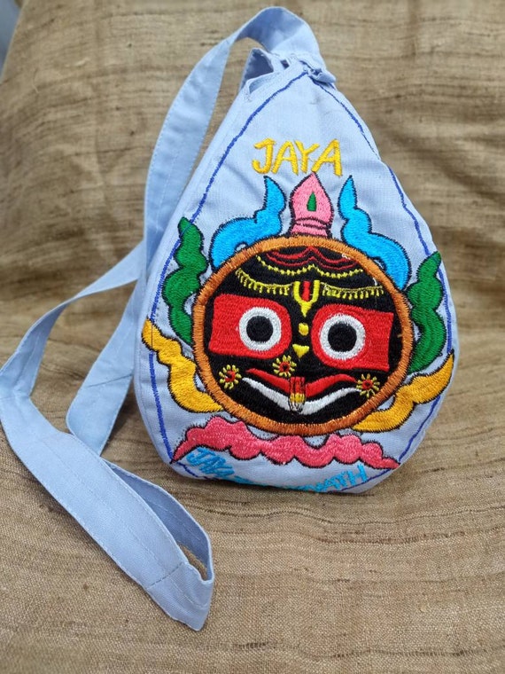 Buy Nrisimhadev Prayer Bag, Japa Mala Bag/krishna Bag/ Beads Bag/  Meditation Bag. Online in India - Etsy