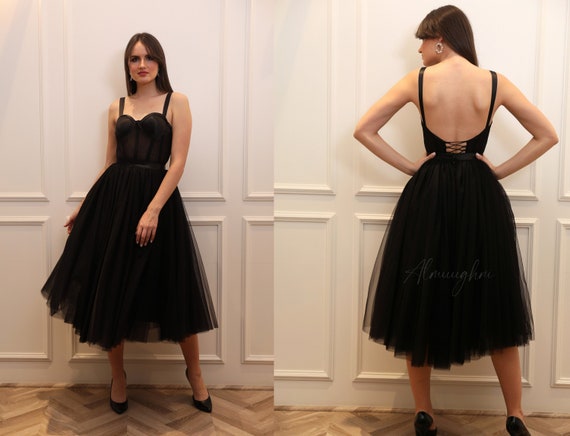 Black rehearsal dinner dress discount