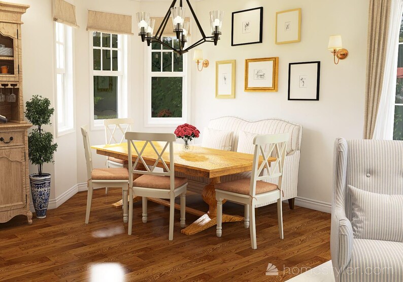 Dining Room Design--from-scratch, Made to Order--with Design/mood Board ...