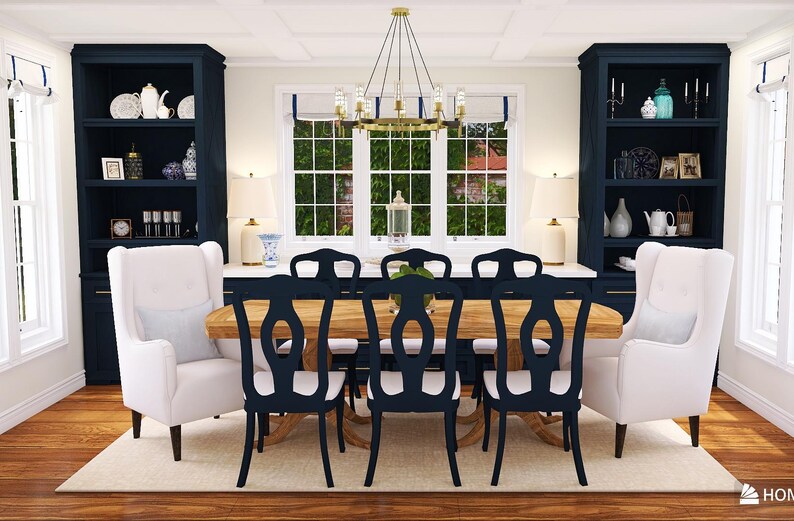 Dining Room Design--from-scratch, Made to Order--with Design/mood Board ...