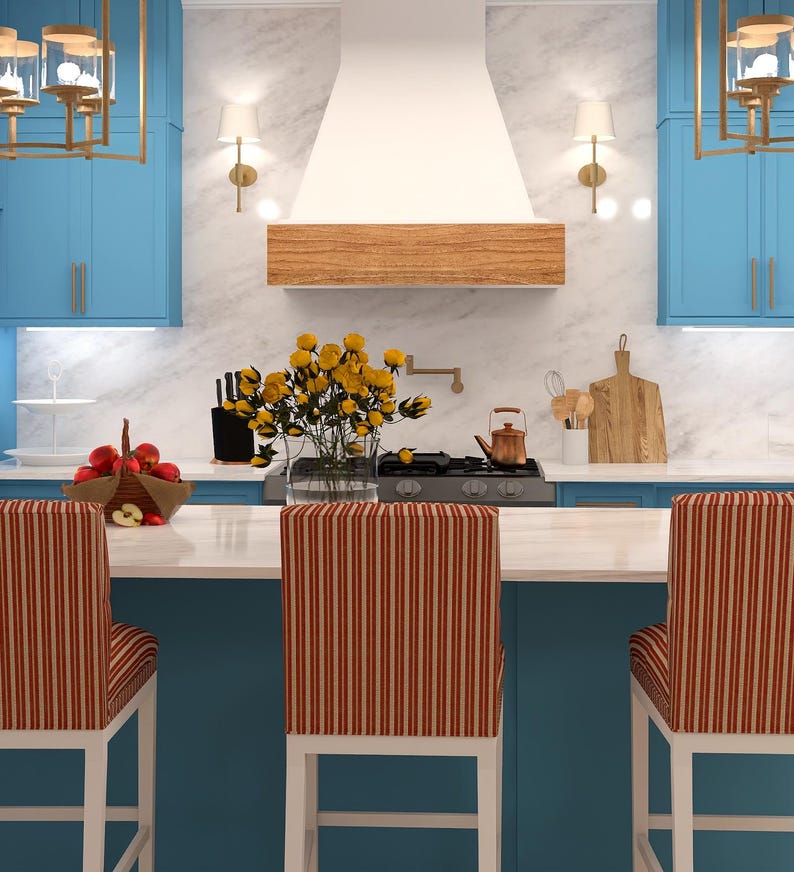 3D Kitchen Rendering Design. Includes Small Kitchen Nook--made to Order ...