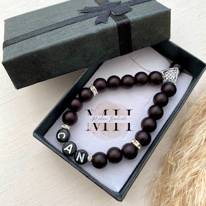 Schlüsselanhänger mit Geschenkbox oder Beutel, Personalisiert, Tesbih Schlüsselanhänger, Schlüsselbund, Gebetskette form, Geschenk, Islam