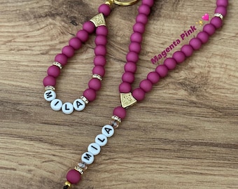 Gebetskette mit Schlüsselanhänger | Tesbih | Geschenk | Ramadan | Eid | Gebetskette mit Name | Personalisiert | Geschenkset | Tesbih Set