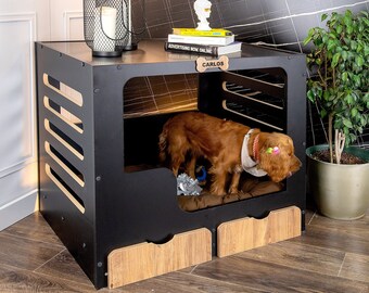 inside dog kennel ideas