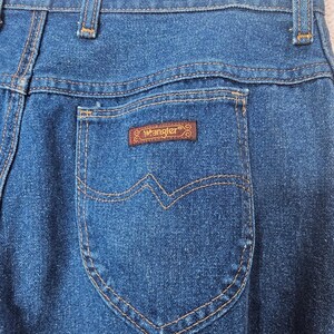Wrangler Jeans Womens Size 18 Average Misses Full Fit Dark Wash Denim High Rise image 5