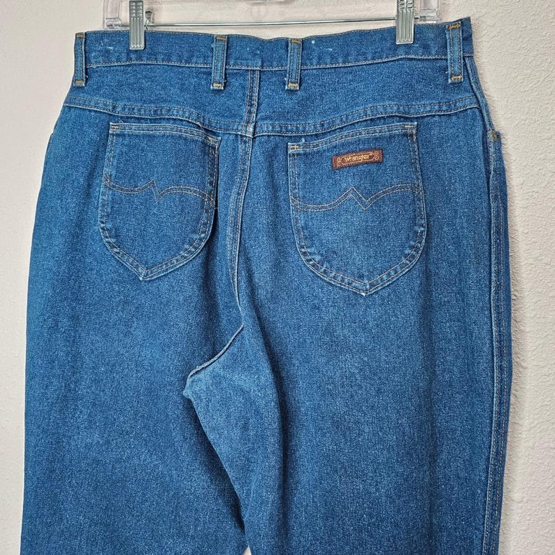 Wrangler Jeans Womens Size 18 Average Misses Full Fit Dark Wash Denim High Rise image 7
