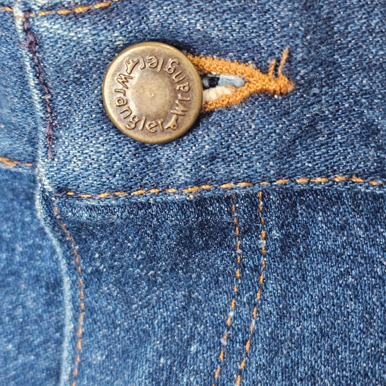 Wrangler Jeans Womens Size 18 Average Misses Full Fit Dark Wash Denim High Rise image 4