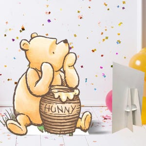 Winnie The Pooh Classic Birthday Party Props, Winne The Pooh Baby Shower Decor, Winnie The Pooh Centerpiece Cut out, BIG DECOR