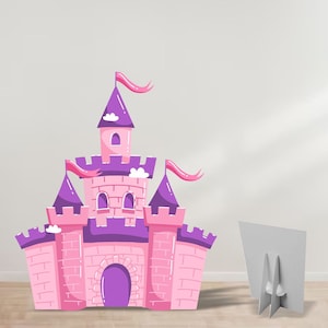 Custom Princess Castle Large Decor, Castle Prop, Fairytale Castle Cutouts Decor, Princess Royal Decor, Castle Stand Up Prop