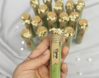 Recuerdos de henna personalizados, noche de henna para invitados, regalo de fiesta de henna, recuerdos de noche de henna, tubo de vidrio