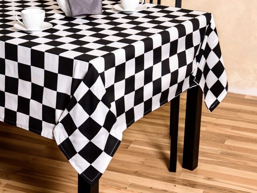 Race Car Table Cloth, Racetrack Birthday Tablecloth, Two Fast