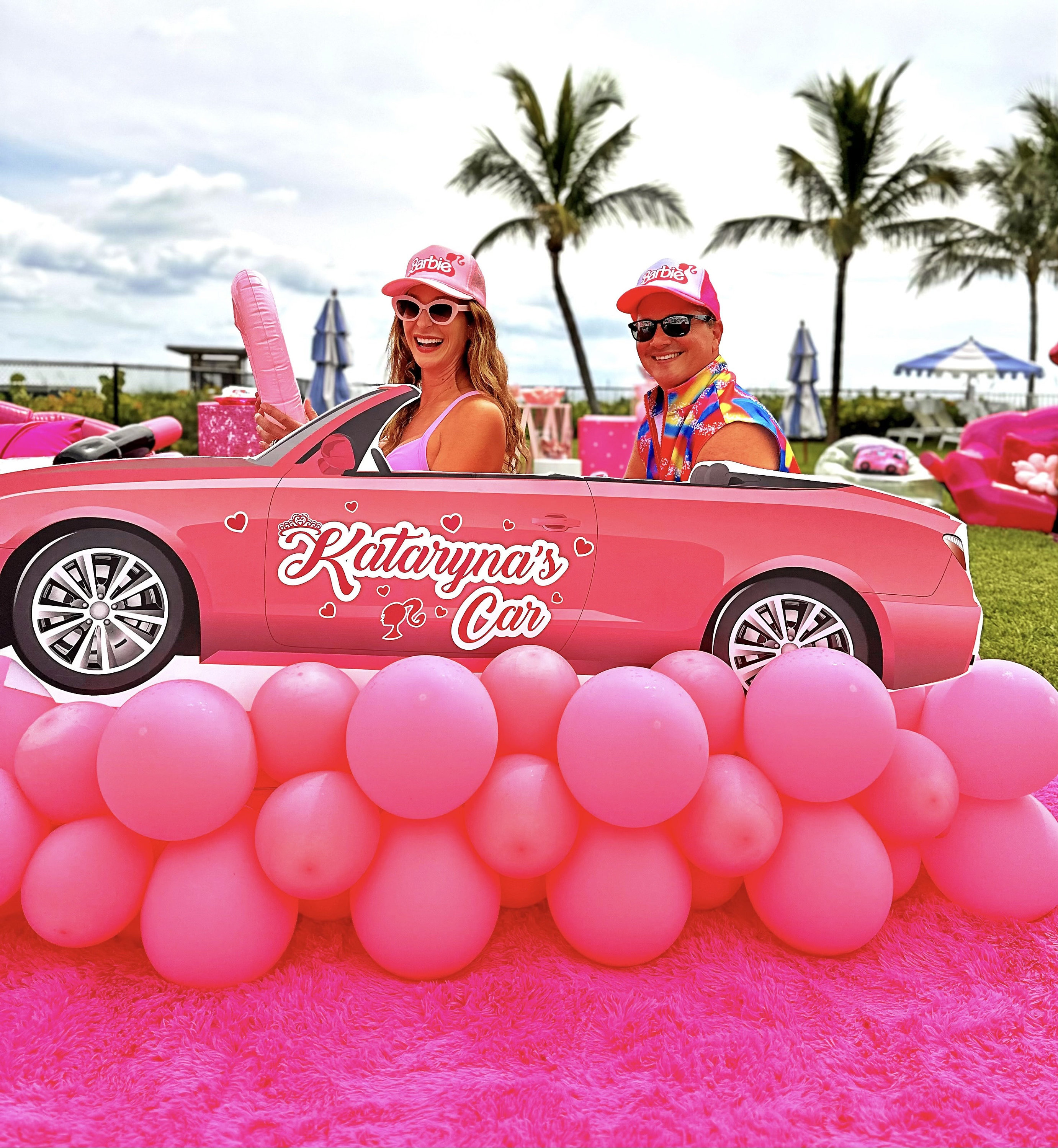 Barbie Car Cardboard