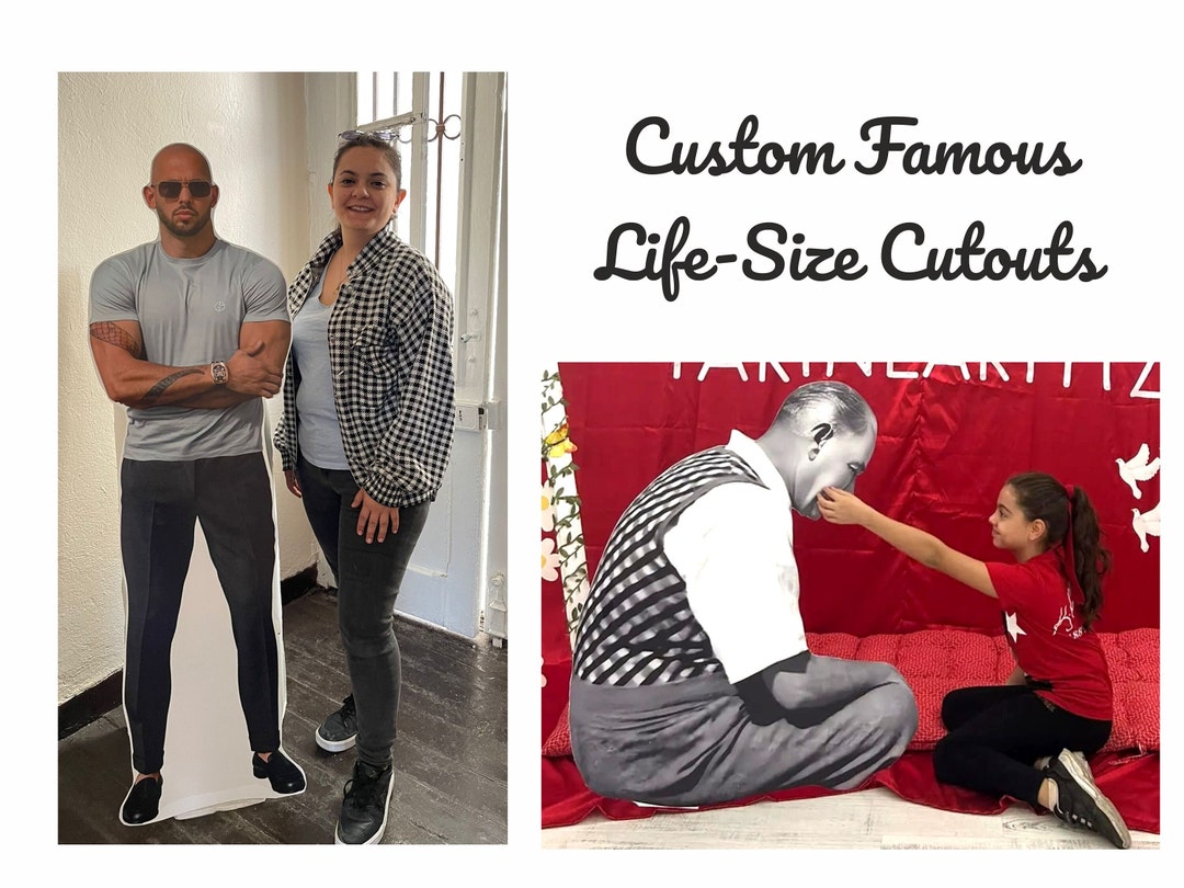 Custom Famous Lifesize Cutouts, Custom Lifesize Cardboard Cutouts