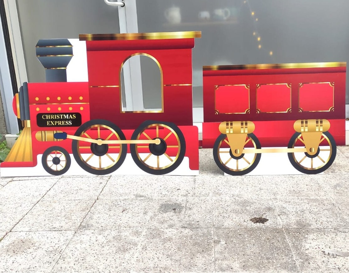 Cardboard Train Etsy