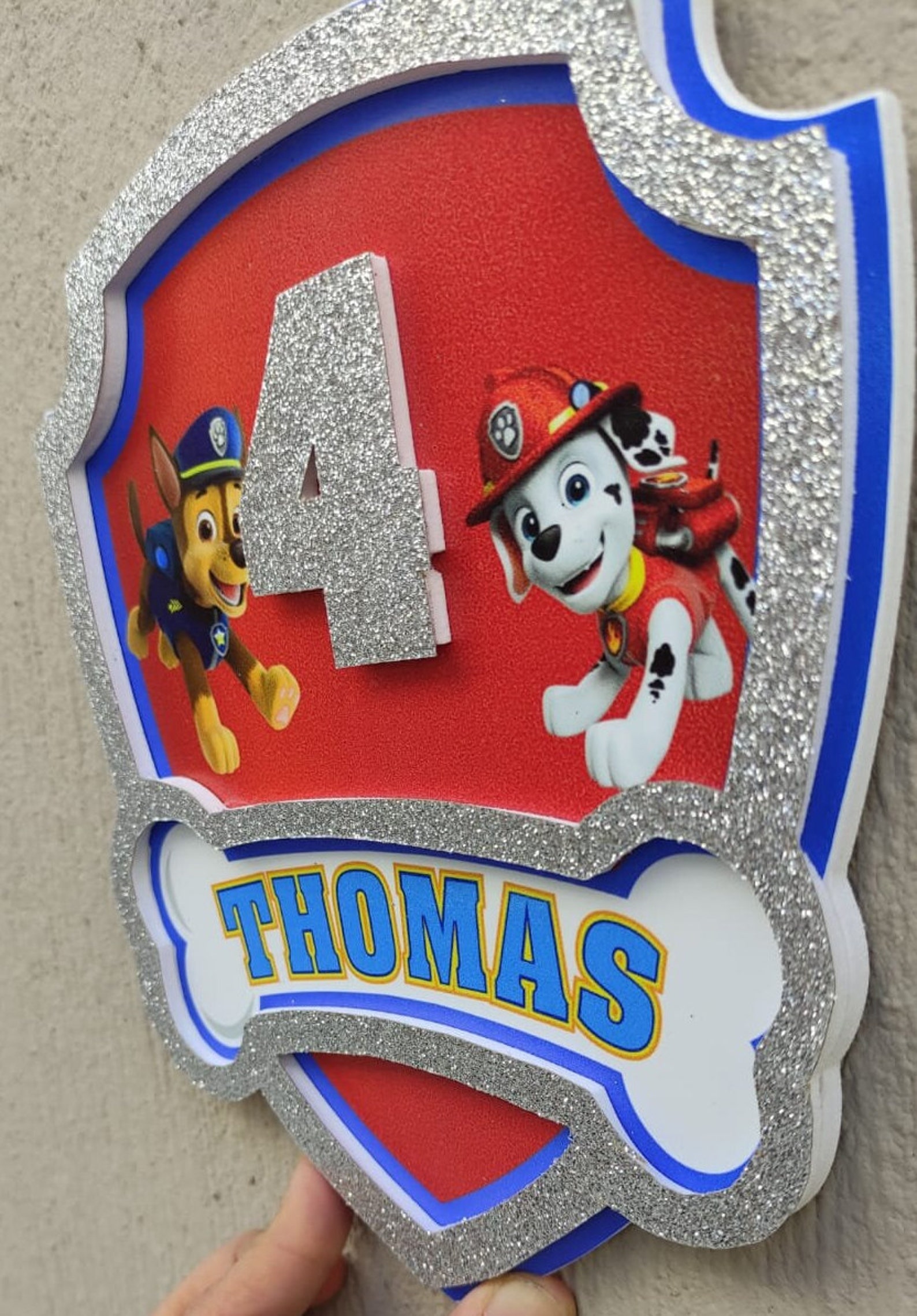Personalized Paw Patrol Birthday Decorations Bright Birthday - Etsy
