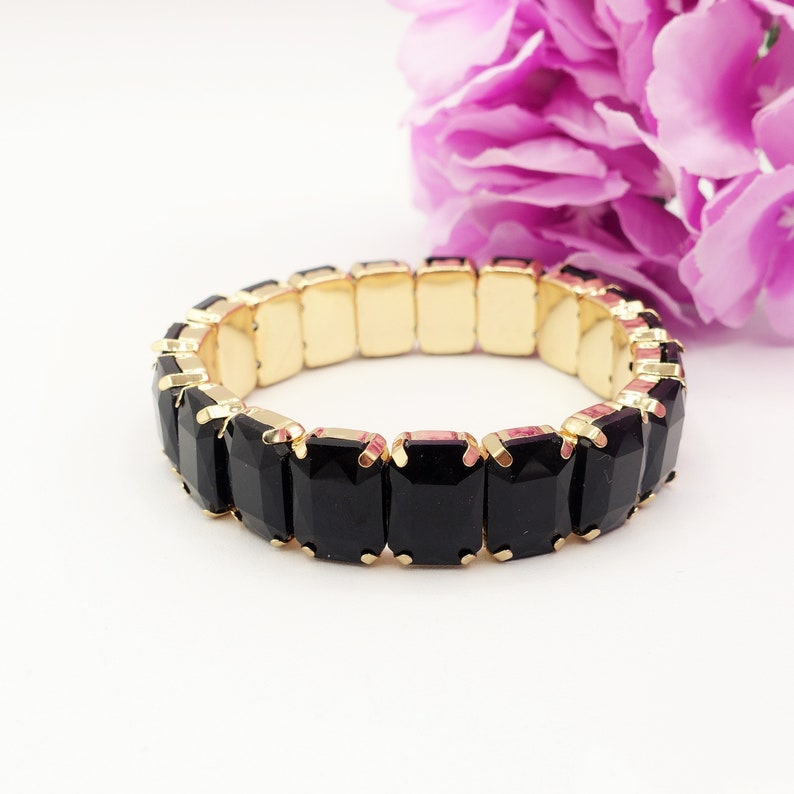 Bracciali Rico Con Teschi In Pietra Lavica E Onice Nera - Foto 3