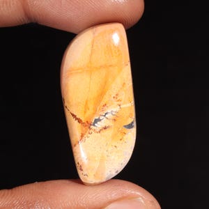 Natural Maligano Jasper Fancy Shape Cabochon Loose Gemstone For Making Jewelry 37.50 Ct 37X16X7 MM AA-6278