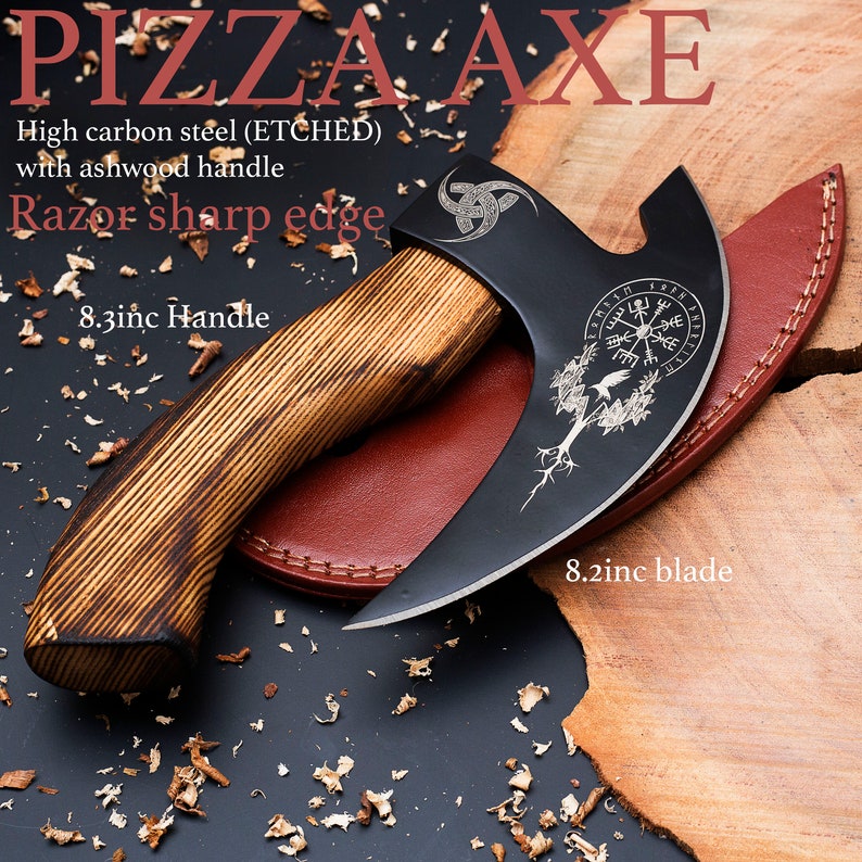Pizza Axe Pizza Slicer Hand Viking Pizza Cutter Etsy