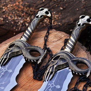 God of War Kratos's Blades Of Chaos , Kratos Metal Cosplay Weapon