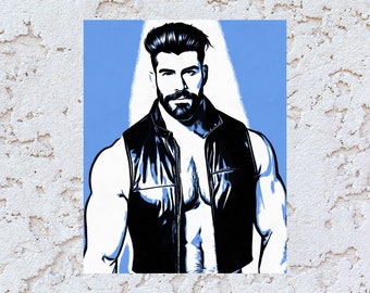 Gay Male Art Print Limited Edition 601 - Etsy