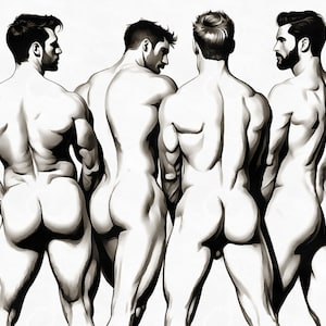 Gay Male Art Print | Limited Edition | #868