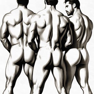 Gay Male Art Print | Limited Edition | #867