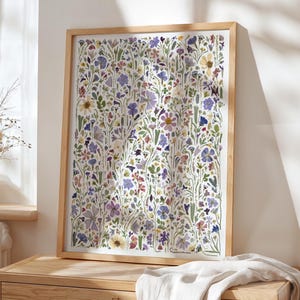 Custom Floral Artwork Deposit: Real Pressed Flower Botanical Art