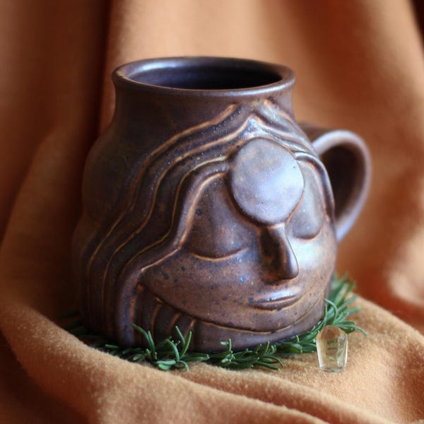 cave spirit mug ~ woman, wild, divine, witch, holy, sacred, gaia, nature, spiritual, celestial