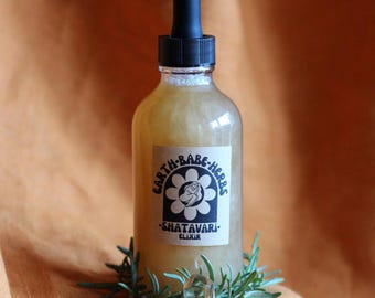 shatavari root tincture | womens hormone balance fertility libido reproductive support - rejuvenating adaptogen 4oz